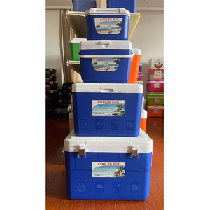 Bộ Hộp Làm Mát 4 Hộp Câu Cá Ngoài Trời Cắm Trại Thực Phẩm Nước Trái Cây Lon 5L + 13L + 27L + 45L Hộp Làm Mát Ngực Bằng Nhựa Cách Nhiệt - Product Image 2