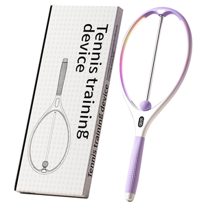 Nouvelle Arrivée RS : Raquette d'entraînement de <span class=keywords><strong>tennis</strong></span> avec couche interne à flux linéaire et lumière LED, équipement portable d'entraînement solo avec compteur - Product Image 1