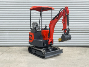 Mini-excavatrice sur chenilles à commande précise, excavatrice <span class=keywords><strong>hydraulique</strong></span> de 1,2 tonne, petite excavatrice pour travaux de jardinage et d'agriculture - Product Image 1
