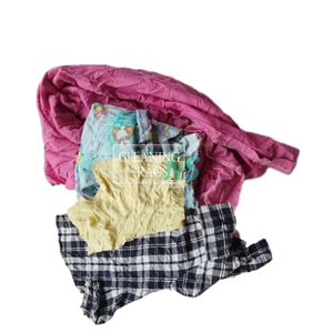 Venta al por mayor 100% algodón Industrial Trapos de algodón de colores mezclados para limpiar trapos de limpieza absorbentes - Product Image 2