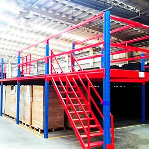 פלדה תעשייתי תאורה mzzanine פיל mzzanine רצפת פלטפורמה מחסן מתלים רצפה מתלים - Product Image 1