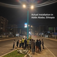 Écran LED pour poteau d'éclairage public extérieur, affichage numérique étanche, affichage publicitaire intelligent, écran LED pour panneau d'affichage