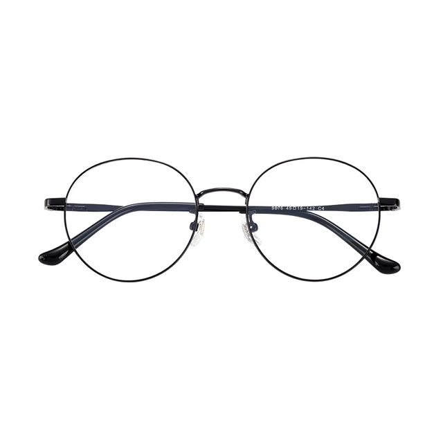 Trendy Unisex Optional Light Transparent and Titanium Metal Optical Glasses Frame