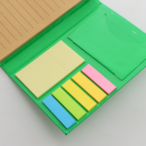 Promotional Gift Custom logo Cheap ECO Friendly Paper <strong>Notepads</strong> <strong>with</strong> Pen <strong>Ruler</strong> Envelope Pocket - Product Image 6