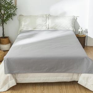 健康的な睡眠 シルバーコットン グラウンディング導電性ベッドシーツ フラットシーツ フルサイズ 130 X 200 CM - Product Image 1