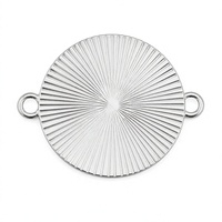 Composants de bijoux personnalisés en métal doré : fermoirs ronds, anneaux de chaîne, breloques à sertir pour la fabrication de colliers