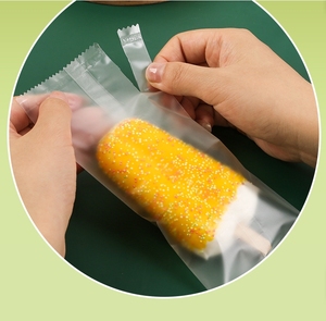 Bolsas para Helados de 8*19cm, Bolsas de Plástico para Envasar Alimentos Congelados, Bolsas para Moldes de Helados, Precio de Fábrica - Product Image 6