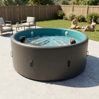 Piscine gonflable familiale et pour enfants, grande et durable, portable, pour nouveau-nés, écologique, pour les fêtes aquatiques d'été
