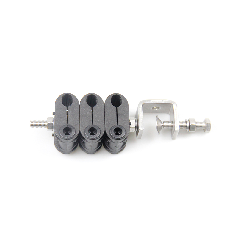 Резиновый питающий зажим с двумя отверстиями для 1/2 кабеля