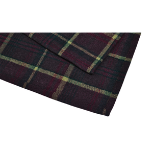 BLUE PHOENIX Coperte Invernali di Lusso in 100% Lana, <span class=keywords><strong>Plaid</strong></span> Tartan Intrecciato - Morbide a 2 Strati con Orlo Accogliente per Aereo e Casa - Product Image 5