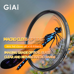 Ống kính macro cận cảnh GiAi Detail Photography +1 +2 +4 +10 <span class=keywords><strong>77mm</strong></span>, kèm bộ lọc cận cảnh phủ nano cho máy ảnh DSLR Sony Canon - Product Image 2