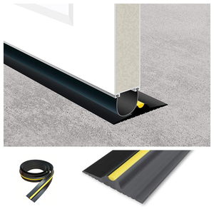 Dải màu vàng đen, con dấu ngưỡng sàn nhà để xe cao su 85x15mm - Product Image 5