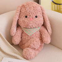 Peluche mignonne de 60 cm de la série Lucky, animaux en peluche de haute qualité, éléphant, lapin, dinosaure, jouets pour enfants, coussin apaisant en peluche