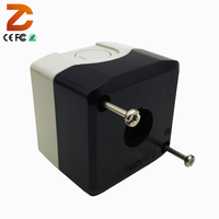 Station de commande à bouton-poussoir vide Schneider Electric XALD01 Harmony XALD 22mm à trou unique en polycarbonate