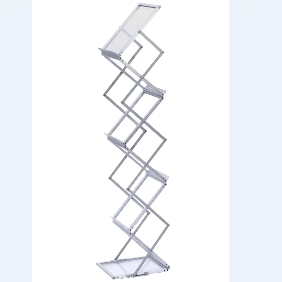 <span class=keywords><strong>Acryl</strong></span> Brochure Stand <span class=keywords><strong>A4</strong></span> Aluminium Profiel Zigzag Pull Up Stand <span class=keywords><strong>A4</strong></span>