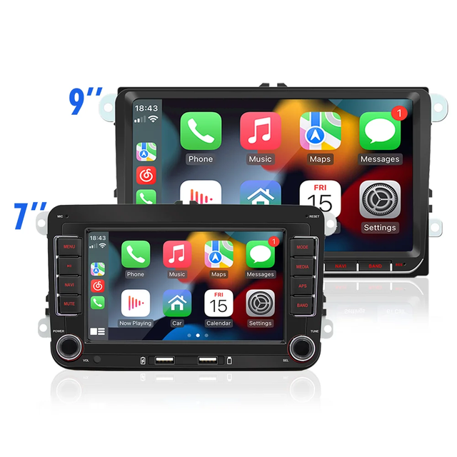 2Din Car Radio Android for Volkswagen Golf 5 6 Polo Passat B6 B7 CC Skoda Jetta Universal Multimedia Carplay Wifi GPS Navigation