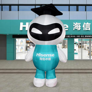 Logotipo inflable para caminar, disfraz de dibujos animados, salón de negocios, mascota, accesorio de escenario, tela Oxford, muñeca inflable, muñeca llena de aire - Product Image 2