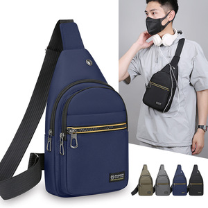 Men's Oxford Cloth Crossbody Bag Durable Lightweight Chest Pack For Everyday Use Summer 2026 - Product Image 1