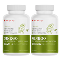 Gélules de Ginkgo Biloba Antioxydantes, Flavones + Polyphénols, Éliminateur de Radicaux Libres, Anti-Âge et Protection Cellulaire