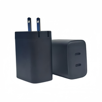Adaptateur de chargeur rapide USB-C 45W avec protection PD3.0 OTP/OVP, design pliable - Chargeur de voyage universel pour téléphones mobiles et tablettes