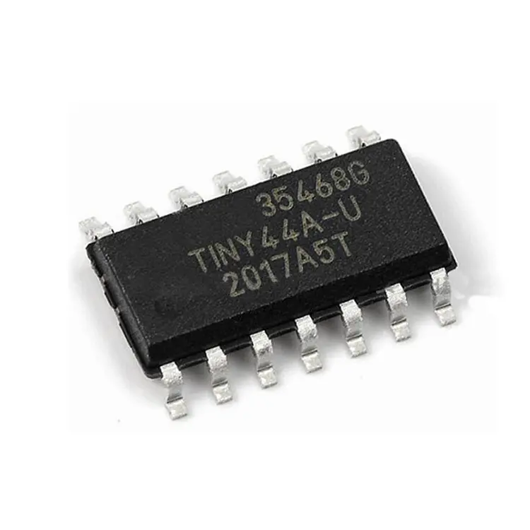 नई मूल ATTINY44A Microcontrollers आईसी एमसीयू 8Bit 4Kb फ्लैश 14Soic Attiny44A-Ssu Attiny44A-Ssu