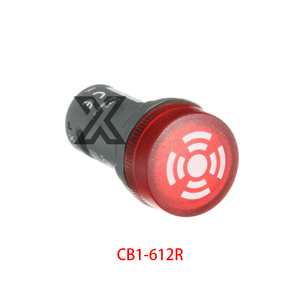Dispositivo de Señalización Luminosa y Sonora CB1-612R con Zumbador Iluminado - Product Image 1