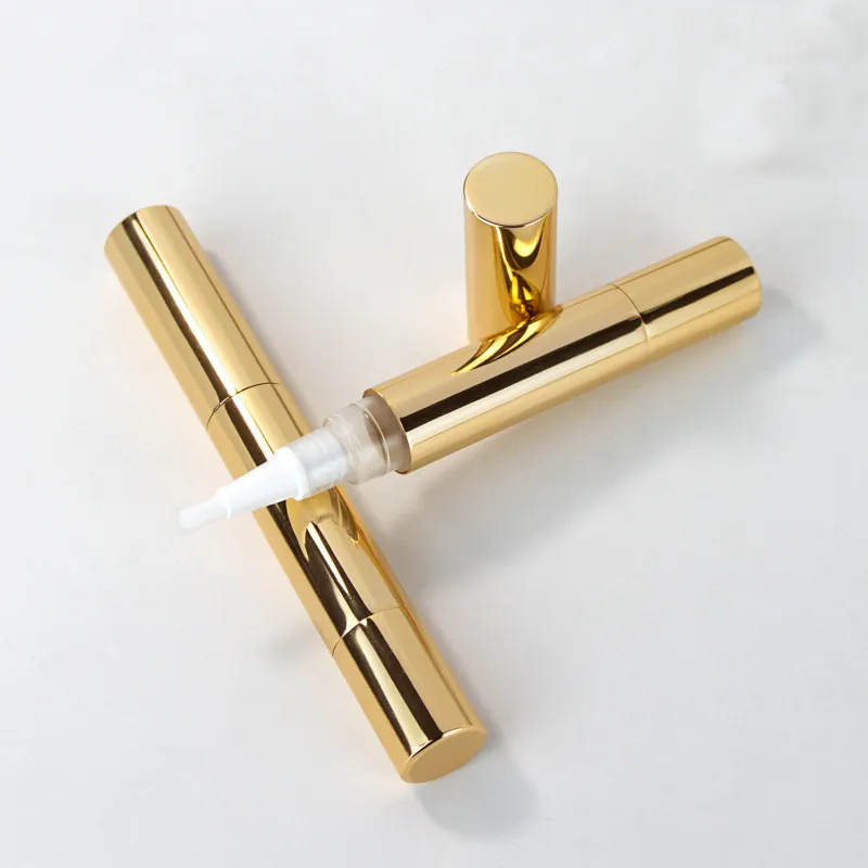 Hot sale 5ml gold concealer eyebrow cream tube gel aluminum packaging cosmetics plastic tubes