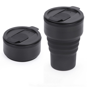Wholesale Customize Macaron Color Portable <strong>Collapsible</strong> Silicone <strong>Cup</strong> Foldable Travel Water Coffee <strong>Cup</strong> - Product Image 1