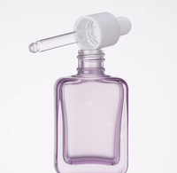 Vente en gros de flacons compte-gouttes en verre noir givré de luxe de 30 ml (1 oz) pour cosmétiques, huiles, et flacons de 15 ml pour diffuseurs à bâtonnets et sérums de soin de la peau