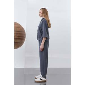 กางเกงเอวยางยืดใส่สบายสำหรับผู้หญิงจาก Soul Brand - กางเกงลำลองสีแอนทราไซต์สุดเก๋สำหรับใส่ในชีวิตประจำวันและทุกฤดูกาล - Product Image 2