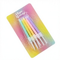 Bougies spirales colorées personnalisées avec logo, prix d'usine en gros, pour gâteaux d'anniversaire, Nouvel An, Diwali, décoration de la maison et bars