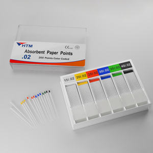 Consommables d'équipement dentaire HTM Matériaux de dentiste Produits dentaires OEM Points de papier absorbants pour le traitement de la pulpite 20/02 - Product Image 4