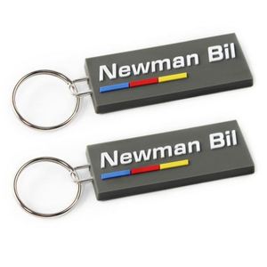 <b>Custom</b> Soft Pvc Keychain Cartoon Letter Cute Keyring Make Rubber 2d Your Logo <b>Key</b> Chain - Product Image 1