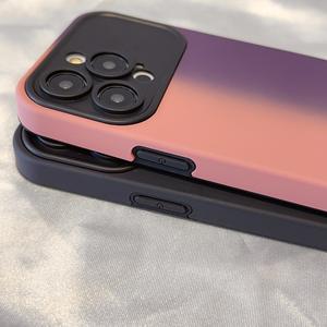 Compatible avec l'étui pour iPhone 14 Pro Max, étui de protection en PC à effet peau, deux-en-un, grande fenêtre, dégradé de couleurs pour iPhone 15 - Product Image 4