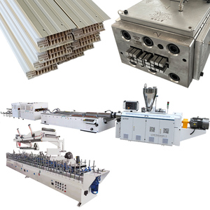 Fábrica de máquina de fabricación de perfiles de marco de puerta de PVC de 300mm - Product Image 4