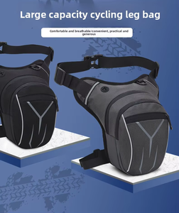 Dayanıklı Açık Hava Motosiklet Sürüş Bacak Çantası Diz Altı Çantası Su Geçirmez Bel Çantası Erkekler Kadınlar Motosikletçi Tur Bisiklet Yürüyüş Kamp Seyahat İçin - Product Image 3