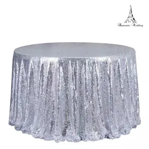 Fahion Wholesale High-quality Shiny Colourful Table Cover for Wedding Party Decoration