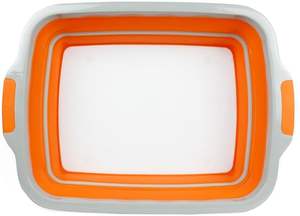 Cuvette réglable à 3 hauteurs avec planche à découper Planche à découper multifonction avec couvercle Panier à vaisselle en silicone pliable - Product Image 6