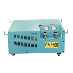 CM6600 enfriador unidad de recuperación de refrigerante sin aceite R134a R1233zd máquina de carga de recuperación de vapor máquina de recarga de gas AC