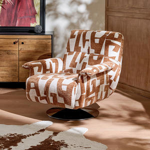 Modern Single Sofa Chair <b>Swivel</b> Comfortable Lounge Chair For Living Room Fabric Upholstery Home Use Bedroom Balcony - Product Image 5