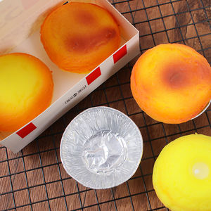 Jouet Squishy en Plastique en Forme de Tarte aux Œufs de Dessin Animé, Doux, Anti-stress, à Rebond Lent, Mignon, Aliment Simulé, Cadeaux, Marque Onr, Unisexe - Product Image 4