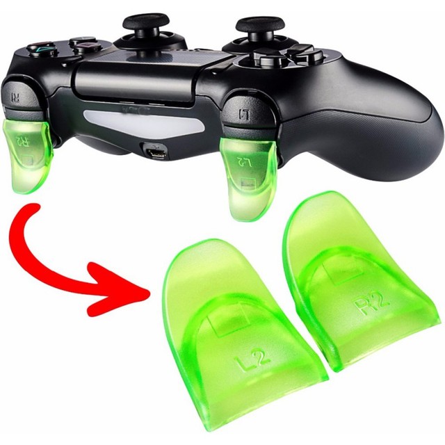 2025 High Quality L2 R2 Buttons Trigger Extenders Wireless Joystick Gamepad Pad for PlayStation 4 for PS4 Game Controller