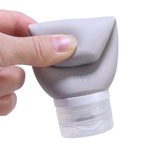 Custom BPA Free Silicone Travel Accessories Squeezable Sub-Bottling <b>Shampoo</b> <b>Shower</b> Gel Cosmetics Empty Travel Storage Bottle - Product Image 5