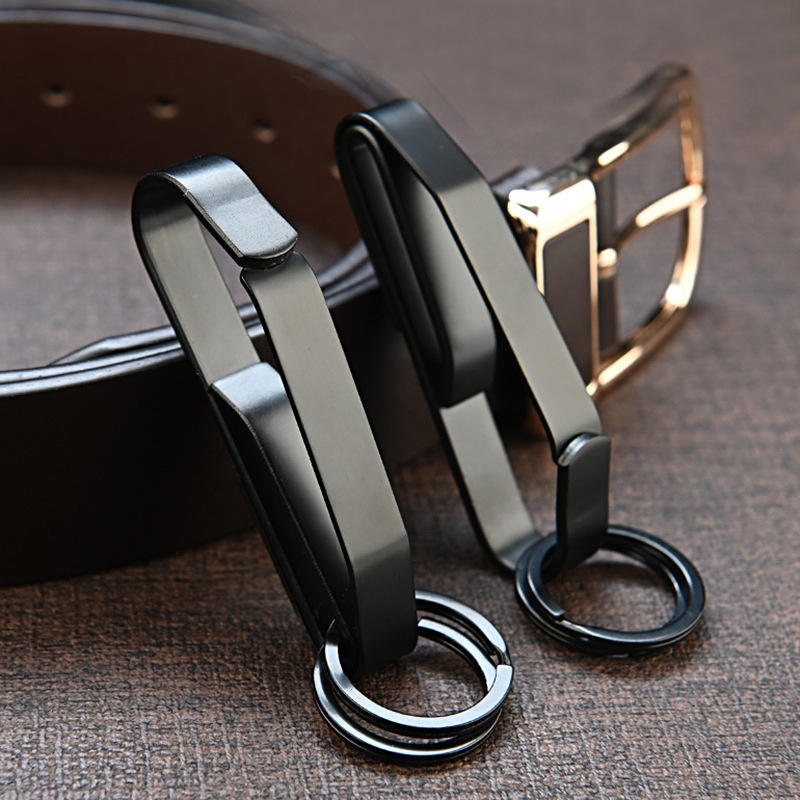 Stainless Steel Waist Seat Belt Keychain for Men Durable Stylish