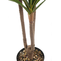 Planta Artificial de Dracaena Angustifolia Casi Natural, Ecológica, Perenne, para Halloween, Año Nuevo, Hoteles y Oficinas, Venta al Por Mayor