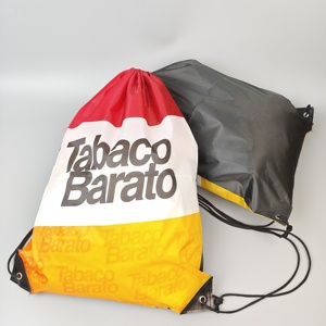 Custom Sublimation Print 210D Polyester <strong>Drawstring</strong> <strong>Bag</strong> Waterproof <strong>Large</strong> Capacity Gym Sport <strong>Bag</strong> with Logo - Product Image 3
