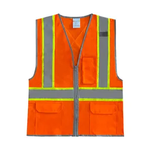 Cheap Customized Logo Oem Reflection Lightweight Safety Security Reflective Vests For Sale