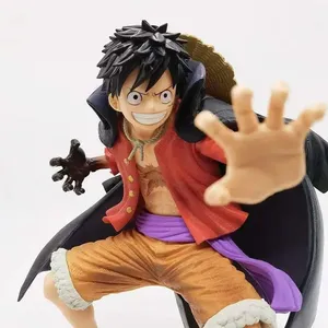 Figura Coleccionable de Anime de 20 cm Inspirada en el Dibujo Animado Japonés, <span class=keywords><strong>Muñeco</strong></span> de <span class=keywords><strong>Monkey</strong></span> <span class=keywords><strong>D</strong></span>. <span class=keywords><strong>Luffy</strong></span> con Haoushoku Haki del País de Wano - Product Image 4