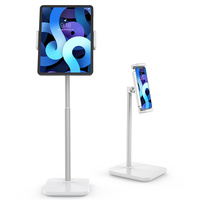 Support de téléphone et tablette télescopique en métal réglable en hauteur, prix direct usine, pour tablettes PC de 13,8 à 21,2 pouces