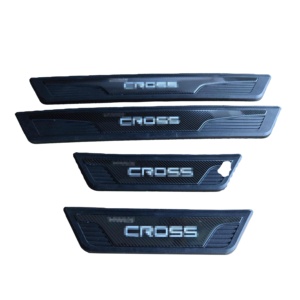 WZXD - Protectores de Umbral de Puerta con LED de Carbono para Yaris Cross 2023 2024 - Product Image 2